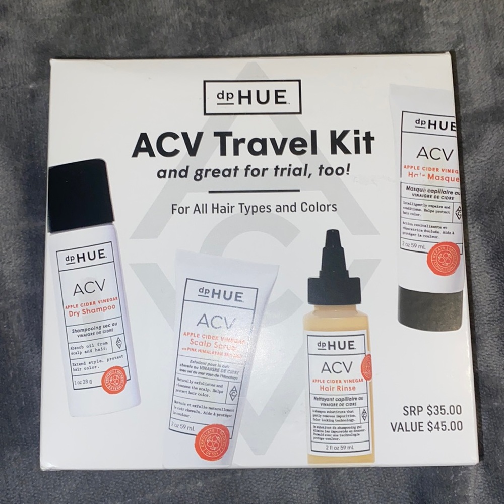 ACV travel kit and other hair products